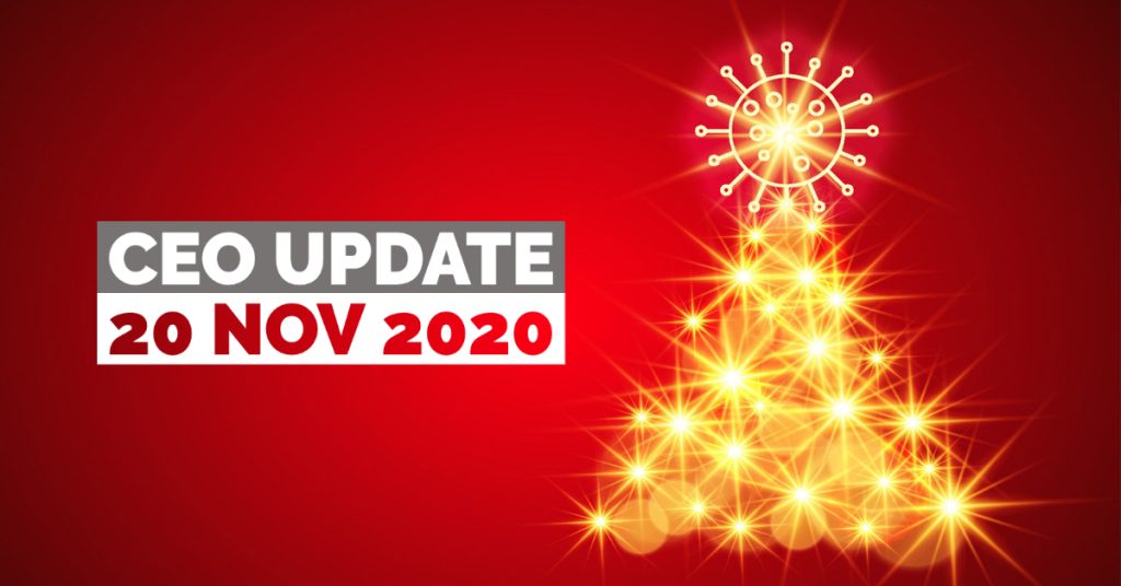 Letter from the CEO | November 20