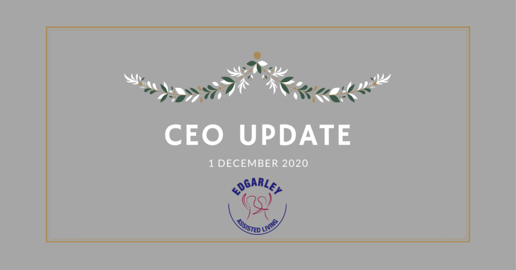 Letter from the CEO | December 1