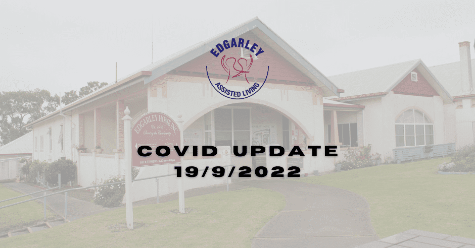 Edgarley COVID Update 19 September 2022