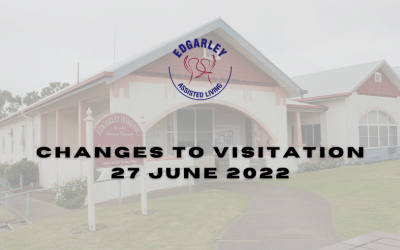 Changes to Visitation at Edgarley 27 June 2022